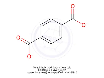 Chemical structure of Terephthalic acid dipotassium salt