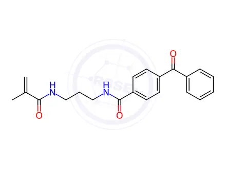 Chemical structure of N-[3-[(4-Benzoylphenyl)formamido]propyl]methacrylamide