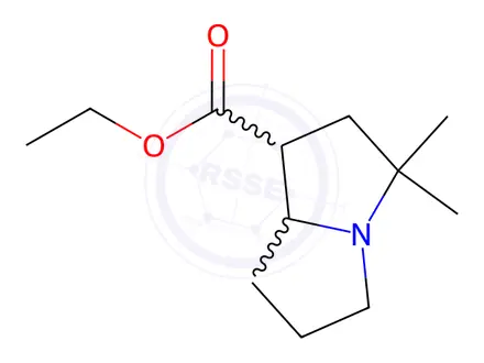 Chemical structure of Ethyl 3,3-dimethylhexahydro-1H-pyrrolizine-1-carboxylate