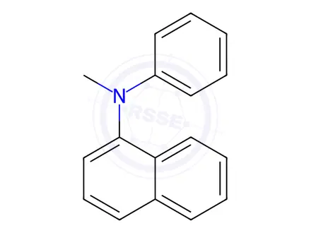 Chemical structure of N-methyl-N-phenylnaphthalen-1-amine