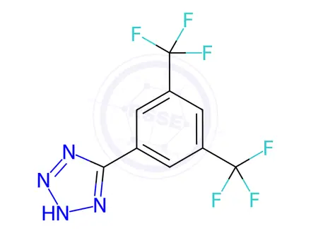 Chemical structure of 5-[3,5-Bis(trifluoromethyl)phenyl]tetrazole