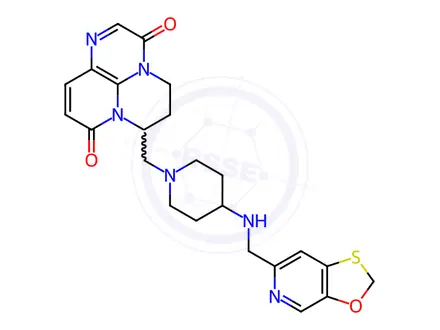 Chemical structure of Gepotidacin Impurity 59