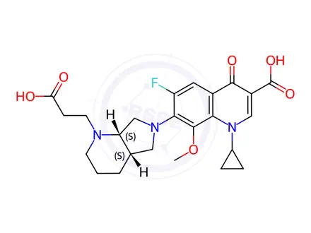 Chemical structure of Moxifloxacin Impurity 70 (JK)