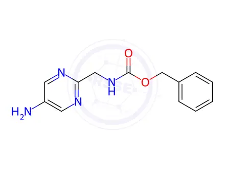 Chemical structure of BENZYL (5-AMINOPYRIMIDIN-2-YL)METHYLCARBAMATE