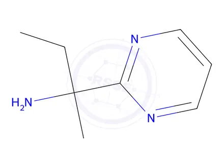 Chemical structure of 2-(Pyrimidin-2-yl)butan-2-amine