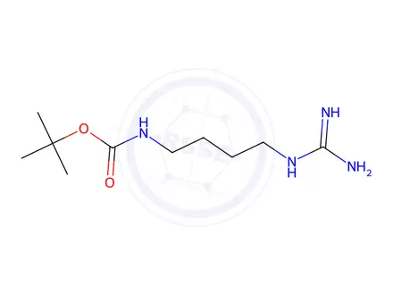 Chemical structure of tert-Butyl (4-guanidinobutyl)carbamate