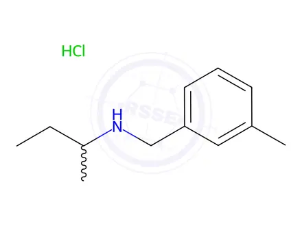 Chemical structure of (Butan-2-yl)[(3-methylphenyl)methyl]amine hydrochloride