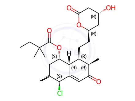 Chemical structure of Simvastatin Impurity 36