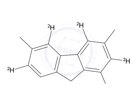 Chemical structure of 3,6-Dimethyl-fluorene-d5
