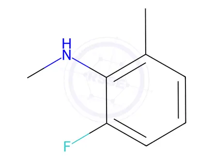 Chemical structure of 2-Fluoro-N,6-dimethylaniline