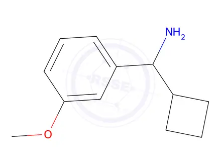 Chemical structure of Cyclobutyl(3-methoxyphenyl)methanamine