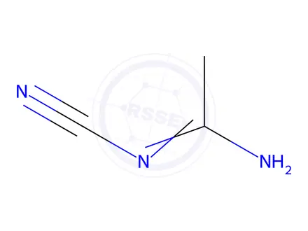 Chemical structure of N-Cyanoethanimidamide