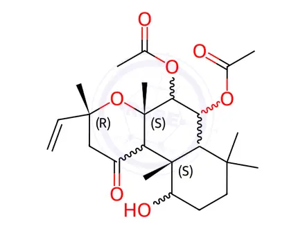 Chemical structure of Forskolin G