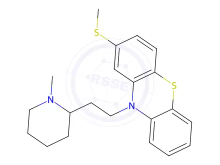 Chemical structure of Thioridazine