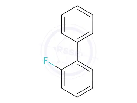 Chemical structure of 2-Fluorobiphenyl