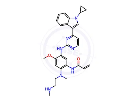 Chemical structure of Almonertinib Impurity 1