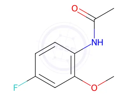 Chemical structure of N-(4-Fluoro-2-methoxyphenyl)acetamide