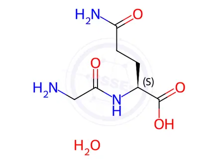 Chemical structure of Glycyl-L-Glutamine (1295866)