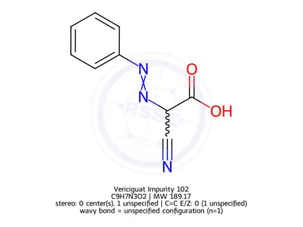 Chemical structure of Vericiguat Impurity 102