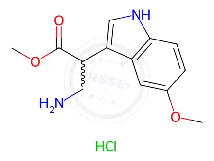 Chemical structure of Indorenate Hydrochloride