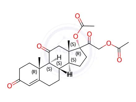 Chemical structure of Budesonide Impurity 205