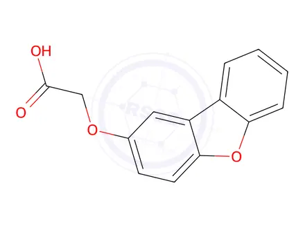 Chemical structure of 2-{8-Oxatricyclo[7.4.0.0,2,7]trideca-1(9),2(7),3,5,10,12-hexaen-4-yloxy}acetic Acid