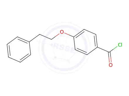Chemical structure of 4-(2-Phenylethoxy)benzoyl Chloride