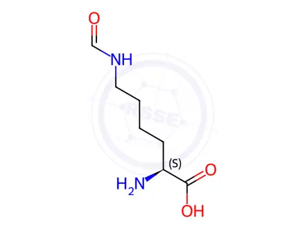 Chemical structure of N-Epsilon-formyl-L-lysine