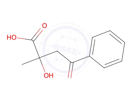 Chemical structure of 3-benzoyl-2-methyllactic acid
