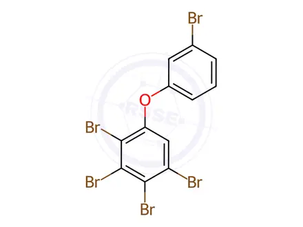 Chemical structure of 2,3,3',4,5-Pentabromodiphenyl Ether