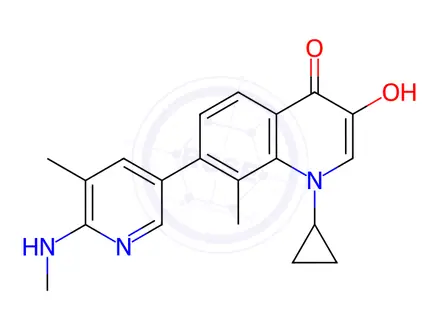 Chemical structure of Ozenoxacin Impurity 114