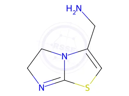 Chemical structure of (5,6-Dihydroimidazo[2,1-b]thiazol-3-yl)methanamine dihydrobromide