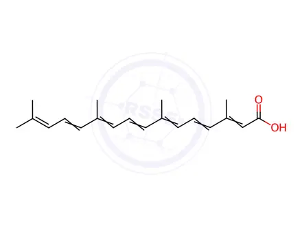 Chemical structure of Transcrocetin Liposomal Impurity 38