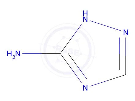Chemical structure of Amitrole
