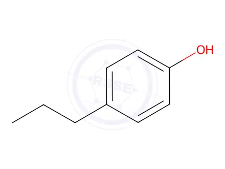 Chemical structure of 4-Propylphenol