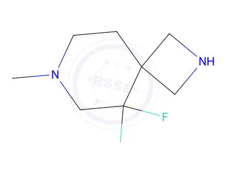 Chemical structure of 5,5-Difluoro-7-methyl-2,7-diazaspiro[3.5]Nonane