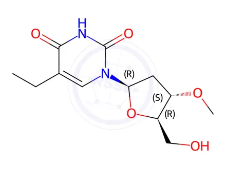 Chemical structure of Telbivudine Impurity 124