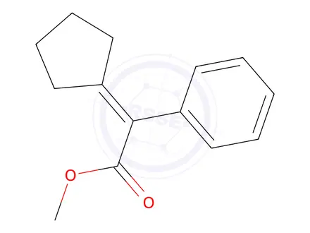 Chemical structure of Methyl 2-cyclopentylidene-2-phenylacetate