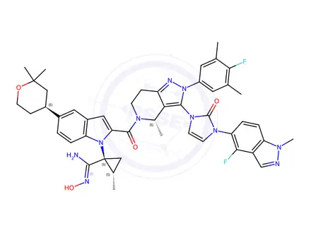 Chemical structure of Orforglipron impurity 78