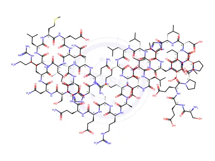 Chemical structure of [Tyr0] Corticotropin Releasing Factor, human, rat