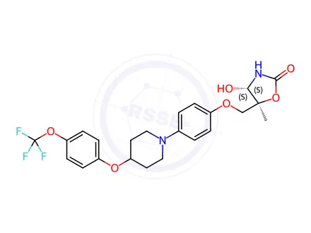 Chemical structure of Delamanid Impurity 43