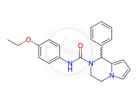 Chemical structure of N-(4-Ethoxyphenyl)-1-phenyl-3,4-dihydropyrrolo[1,2-a]pyrazine-2(1H)-carboxamide