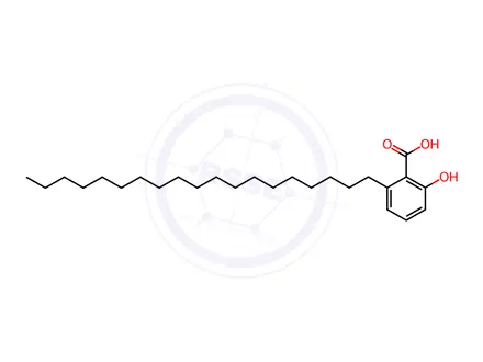 Chemical structure of 6-[8(Z),11(Z),14-PENTADCATRIENYL] SALICYLIC ACID
