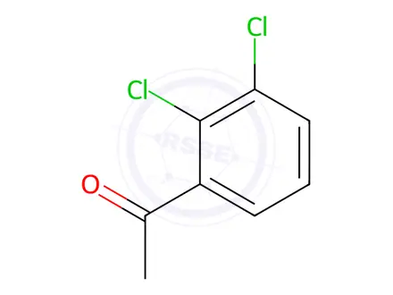 Chemical structure of 2',3'-Dichloroacetophenone