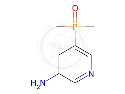 Chemical structure of (5-Aminopyridin-3-yl)dimethylphosphine oxide