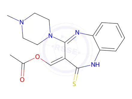 Chemical structure of Olanzapine Impurity 69