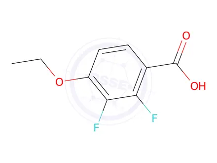 Chemical structure of 4-Ethoxy-2,3-difluorobenzoic acid