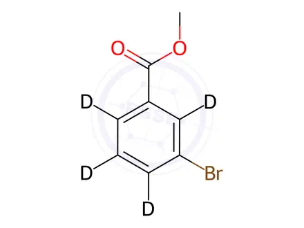 Chemical structure of 3-Bromobenzoic Acid Methyl Ester-d4