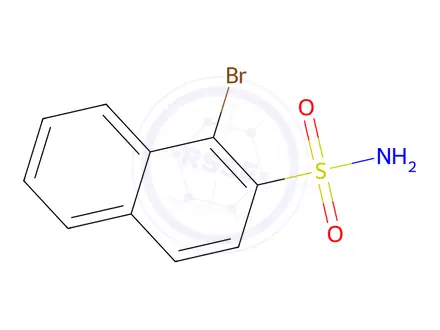 Chemical structure of 1-Bromonaphthalene-2-sulfonamide