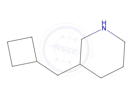 Chemical structure of 3-(Cyclobutylmethyl)piperidine